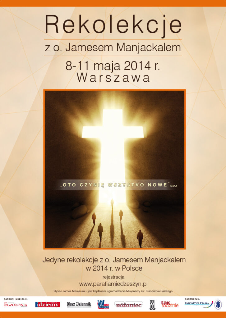 Rekolekcje z o. Jamesem Manjackalem 8-11.05.2014