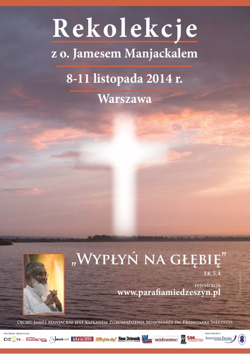 Rekolekcje z o. Jamesem Manjackalem listopad 2014